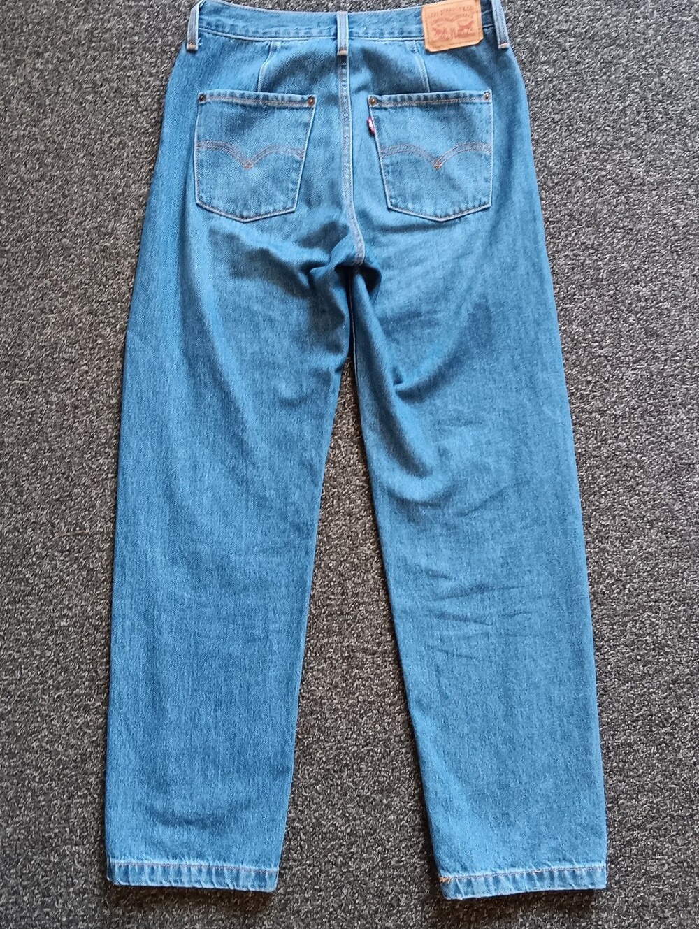 Y2K Levis Womens Size 26, '94 Baggy Blue Denim Jeans, Medium Wash - Picture 10 of 14